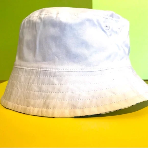 ⭐️SALE⭐️New Janie and Jack size 2T-3 Summer Hat, White +tropical foliage/birds - Picture 6 of 7